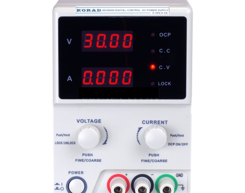 Alimentatore da banco switching 0-30V-5A KORAD KD3005D. Elettronica