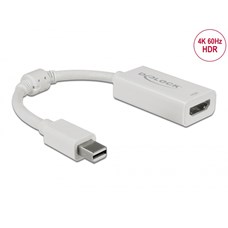 Adattatore mini DisplayPort<=>HDMI 4k attivo bianco 63935