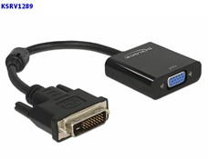 Adattatore DVI-D 24+1M=>VGA-F Delock 65658 