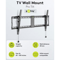 Staffa upporto TV FISSO PROXL 100" 70 kg. 49930