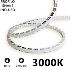 Striscia LED SNAKE 230V 3000k 5 mt. SV5M3