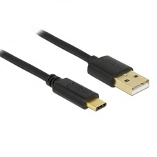 Cavo USB2-A-M<>USB-C 2 mt. DELOCK 83327