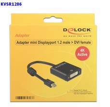 Adattatore mini DisplayPort=>DVI-D24+5 attivo 4k 62603