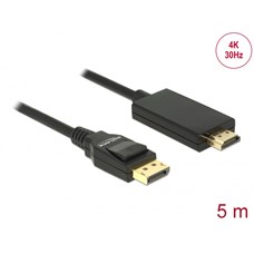 Cavo DisplayPort 1.2a>HDMI-A-M 5 mt. 85319