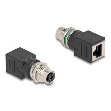 Adattatore RJ45-F<>M12-FEM codeX 8p 60065