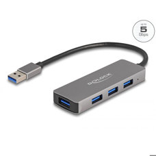 Hub 4 porte USB3-A metal 5Gbps 63171